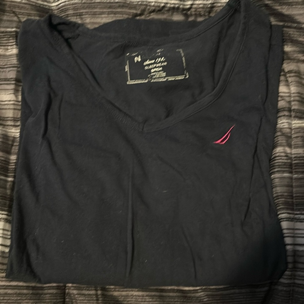 Navy Blue Nautical sleep shirt